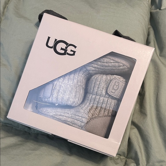 UGG Baby Light Gray Booties - Picture 1 of 2